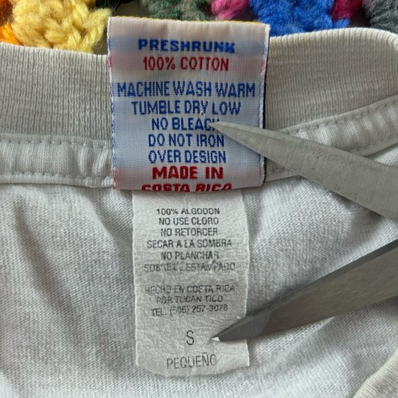 Vintage 90s Butterfly Identification Costa Rica Tee Tucan Tico Wildlife … - Picture 5 of 15